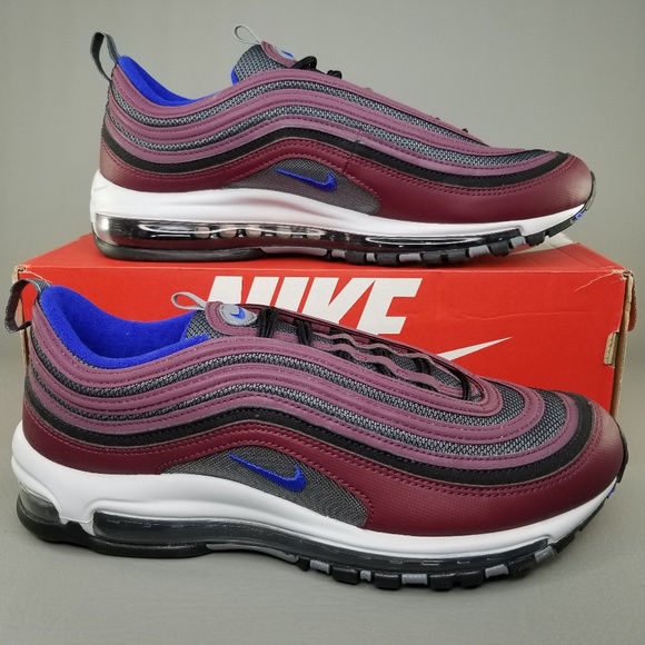 Nike Other - Nike Mens Air Max 97 Athletic Shoes Maroon Blue